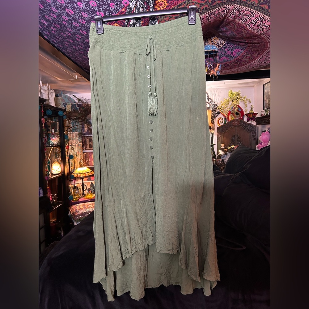 Pink Laundry By Shelli Segal Sage Maxi Skirt